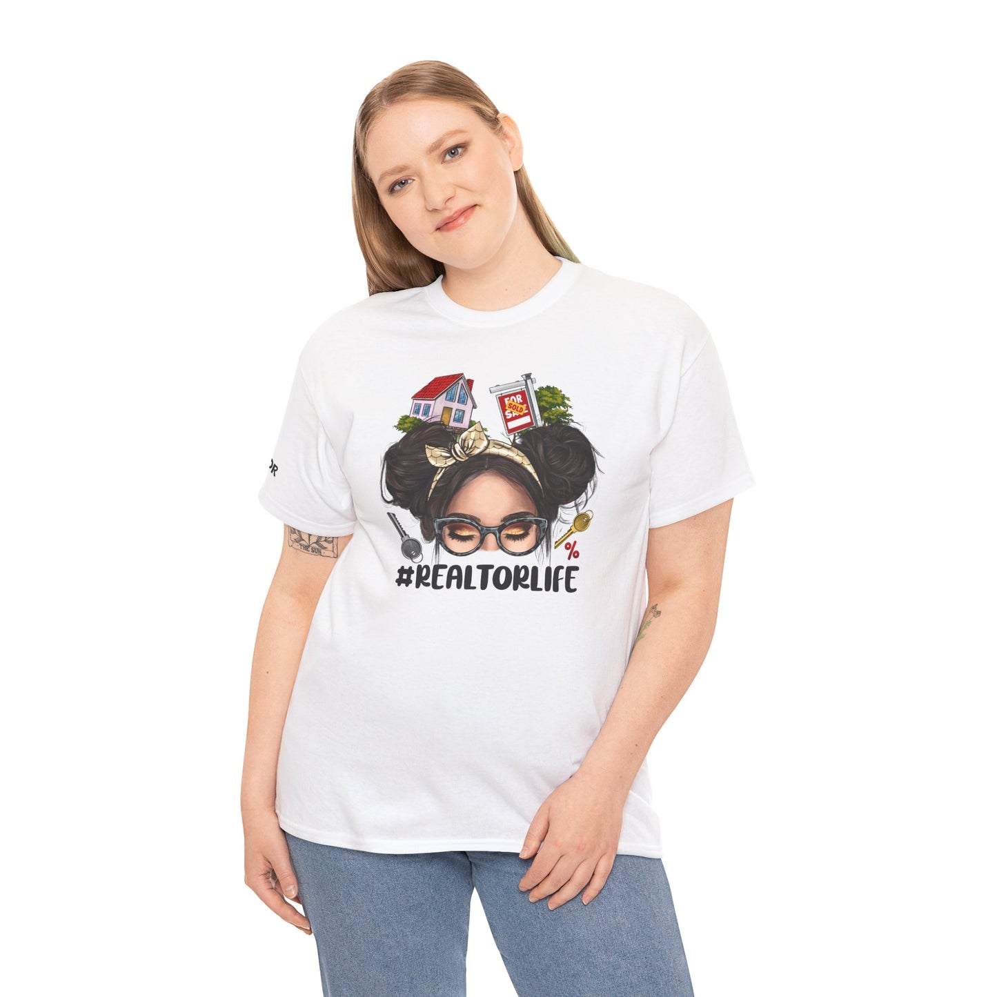 #REALTORLIFE Tee – Hustle Hair, House Vibes & High Commissions 💋🔑🏡