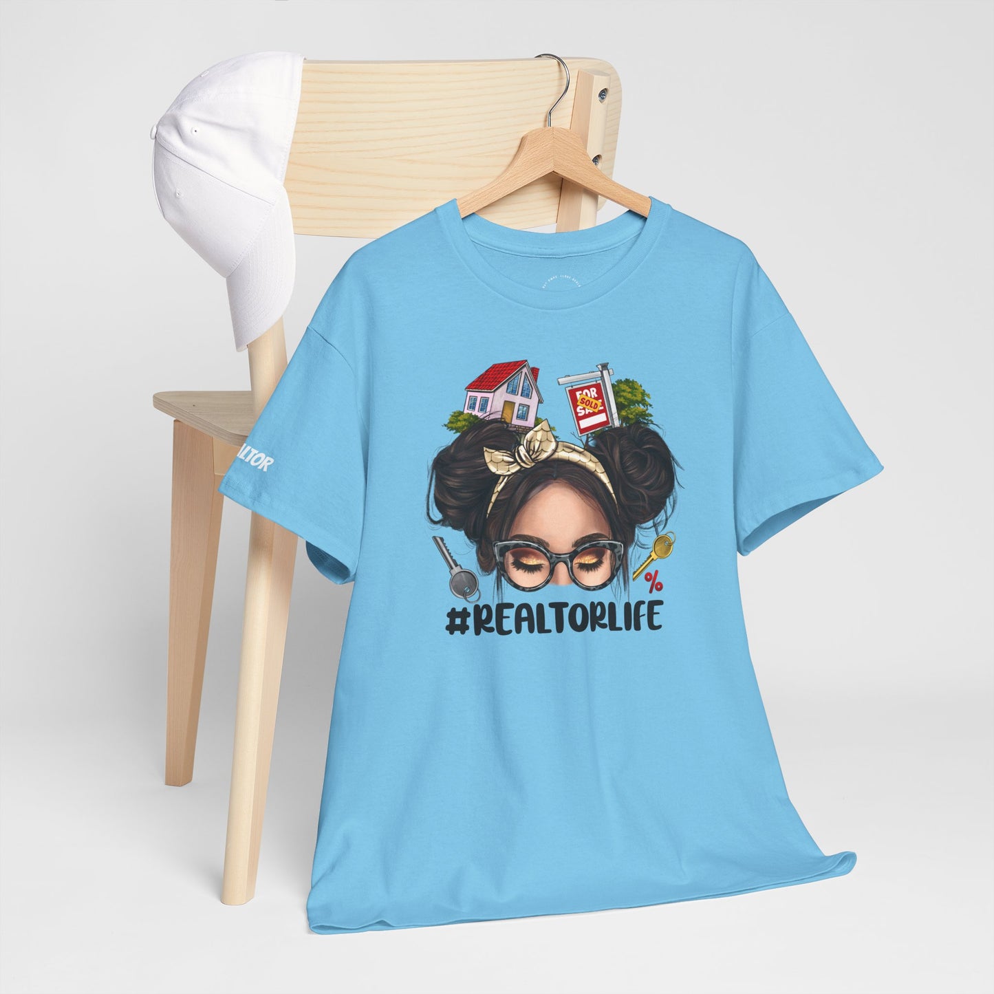 #REALTORLIFE Tee – Hustle Hair, House Vibes & High Commissions 💋🔑🏡
