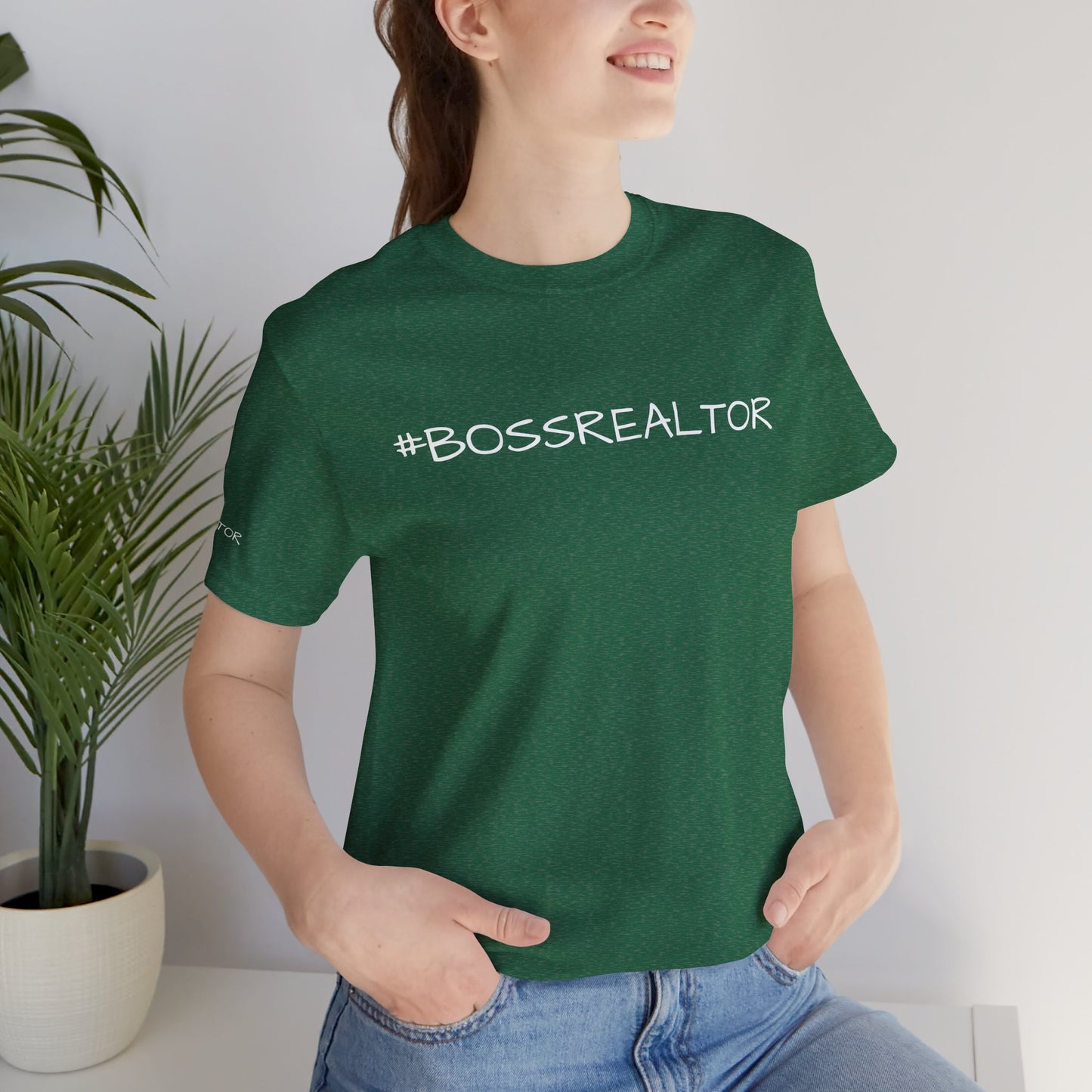 🏡 #BossRealtor Jersey Tee – Because You Close Deals Like a Boss! 🏡