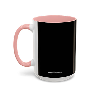 Ask Me About Real Estate Realtor Accent Coffee Mug (11, 15oz)
