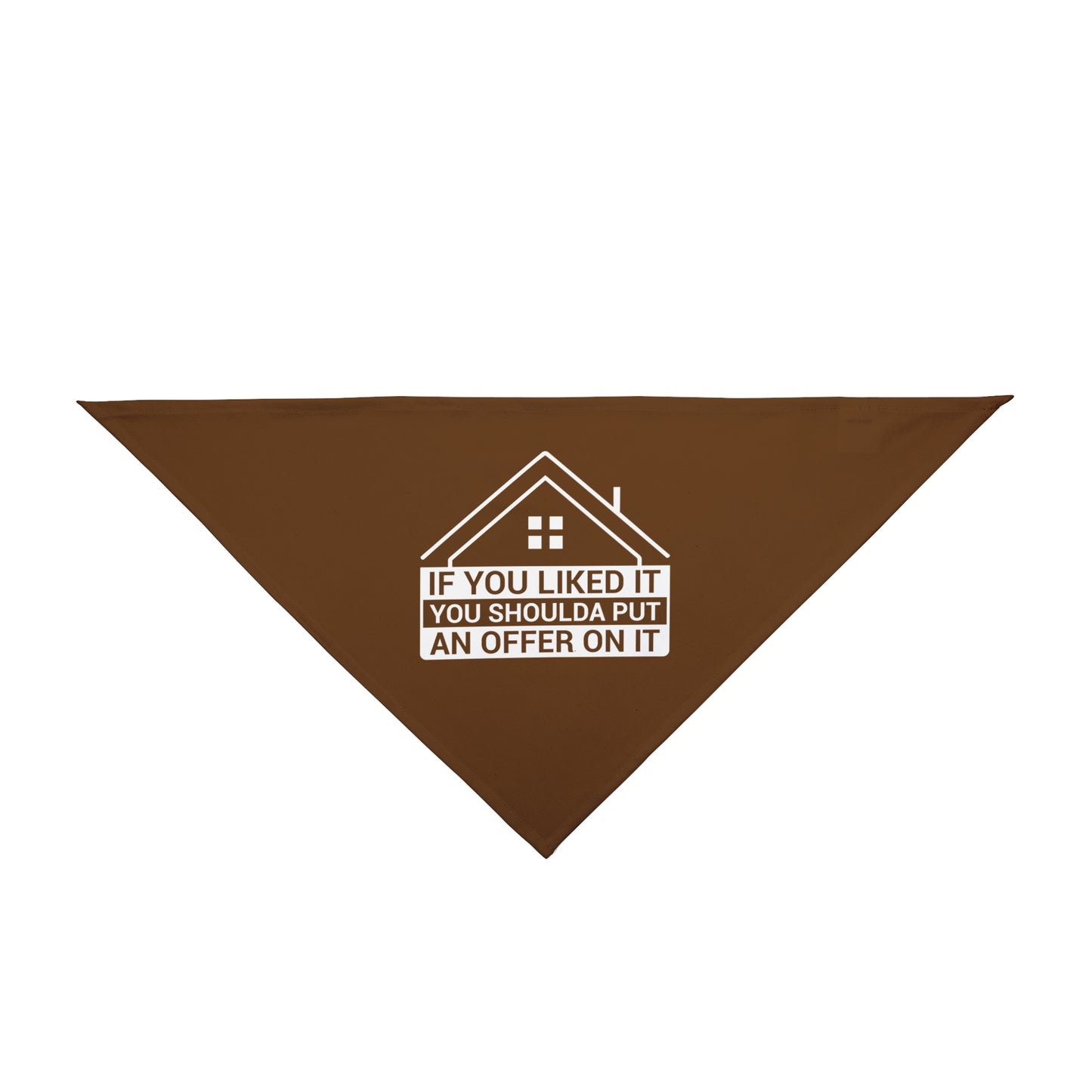 Funny Realtor Dog Bandana – Shoulda Put an Offer on It