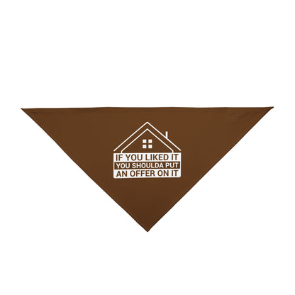 Funny Realtor Dog Bandana – Shoulda Put an Offer on It