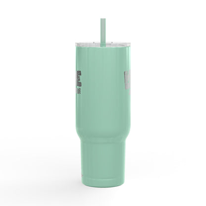 LOVE #RealEstateLife Tumbler – 40 oz White Stainless Steel Mug for Real Estate Agents