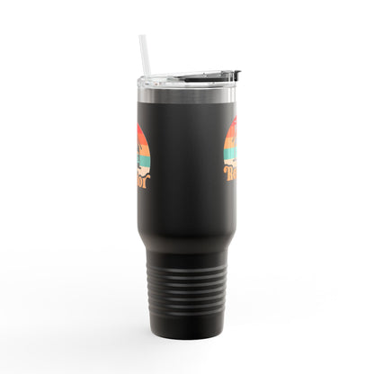 Realtor Retro Heart & Home Tumbler – 40 oz Stainless Steel Mug