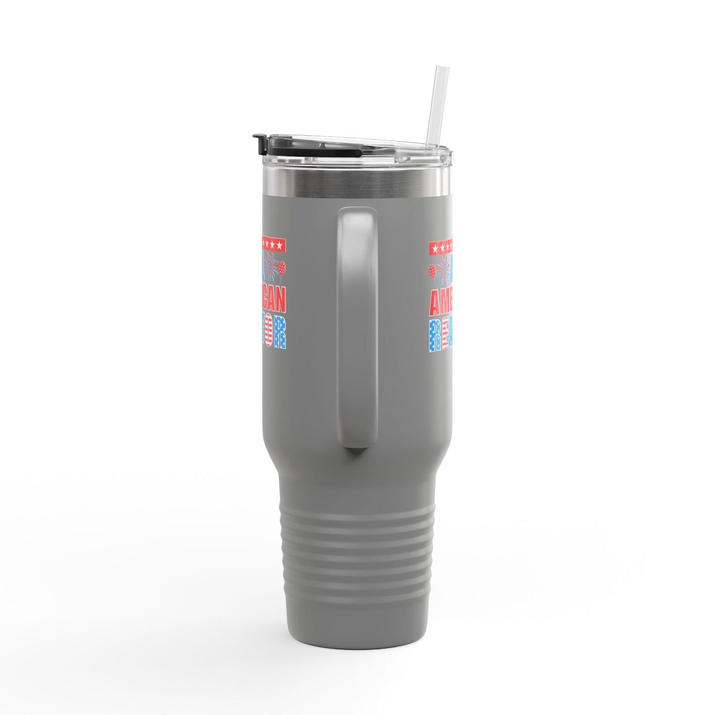 All American Realtor Tumbler – 40 oz Stainless Steel Mug with Patriotic Fireworks Design