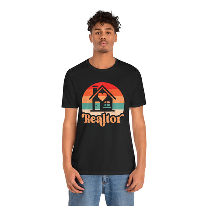 🏡 Retro Realtor Jersey Tee – Because Real Estate Never Goes Out of Style! 🏡