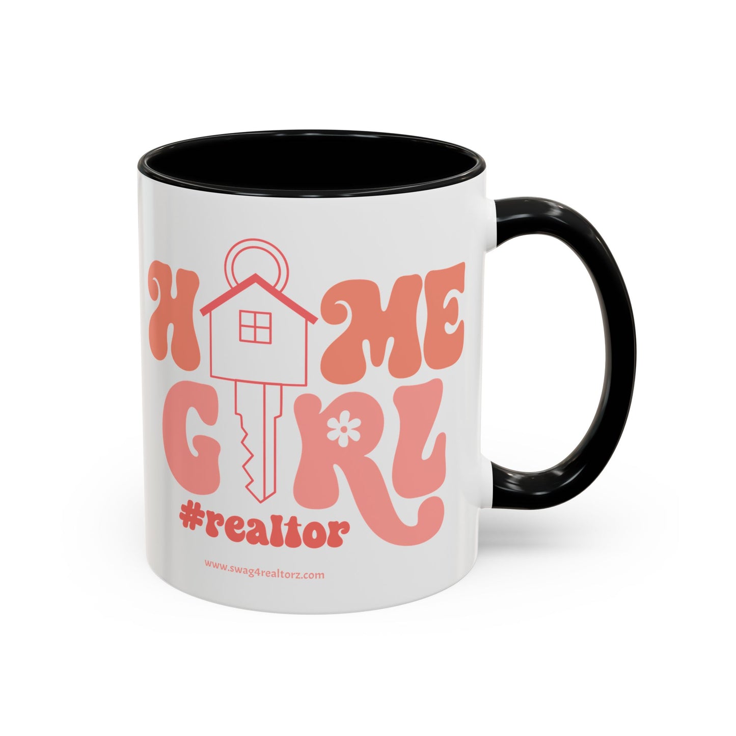 Home Girl Realtor Accent Coffee Mug (11, 15oz)