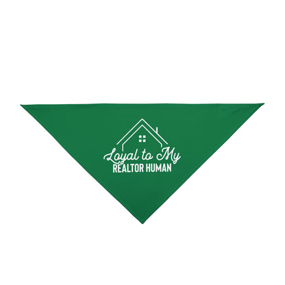 Loyal to My Realtor Human Dog Bandana – For the Furriest Closing Assistant