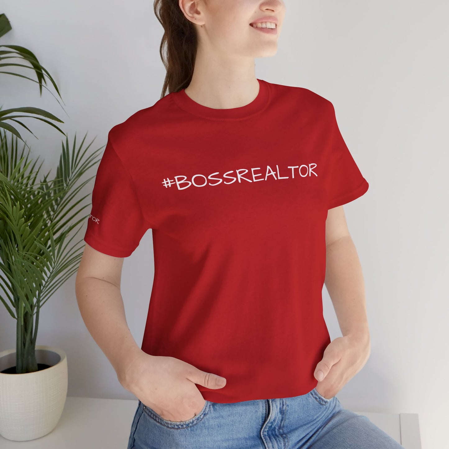 🏡 #BossRealtor Jersey Tee – Because You Close Deals Like a Boss! 🏡