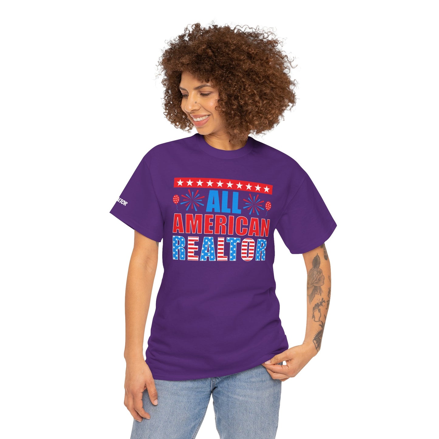 🎇 All American Realtor Tee – Red, White, & Ready to List! 🇺🇸🏠