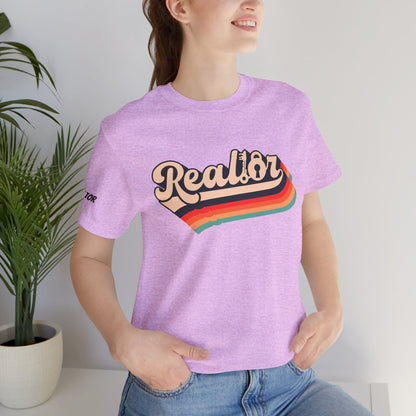 🏡 Retro Realtor Tee – Because Selling Homes Never Goes Out of Style! 🏡