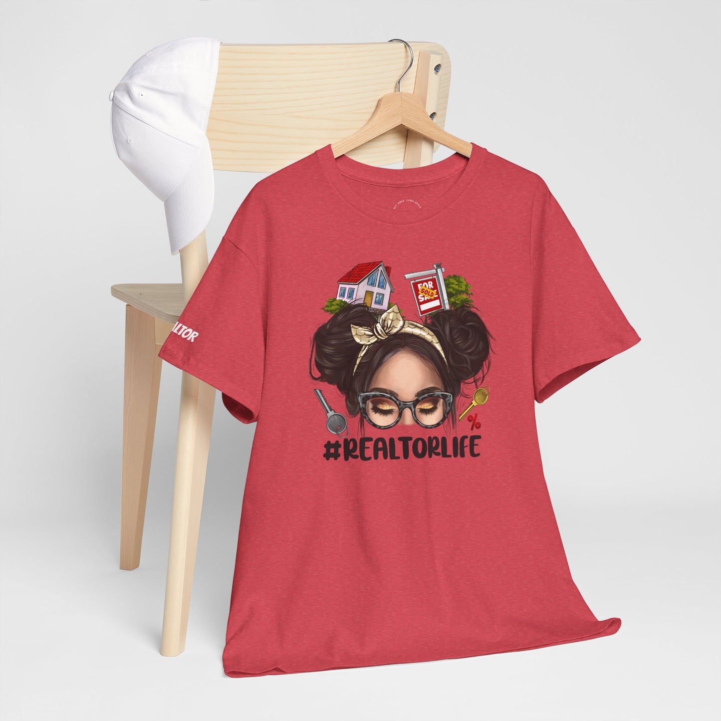 #REALTORLIFE Tee – Hustle Hair, House Vibes & High Commissions 💋🔑🏡
