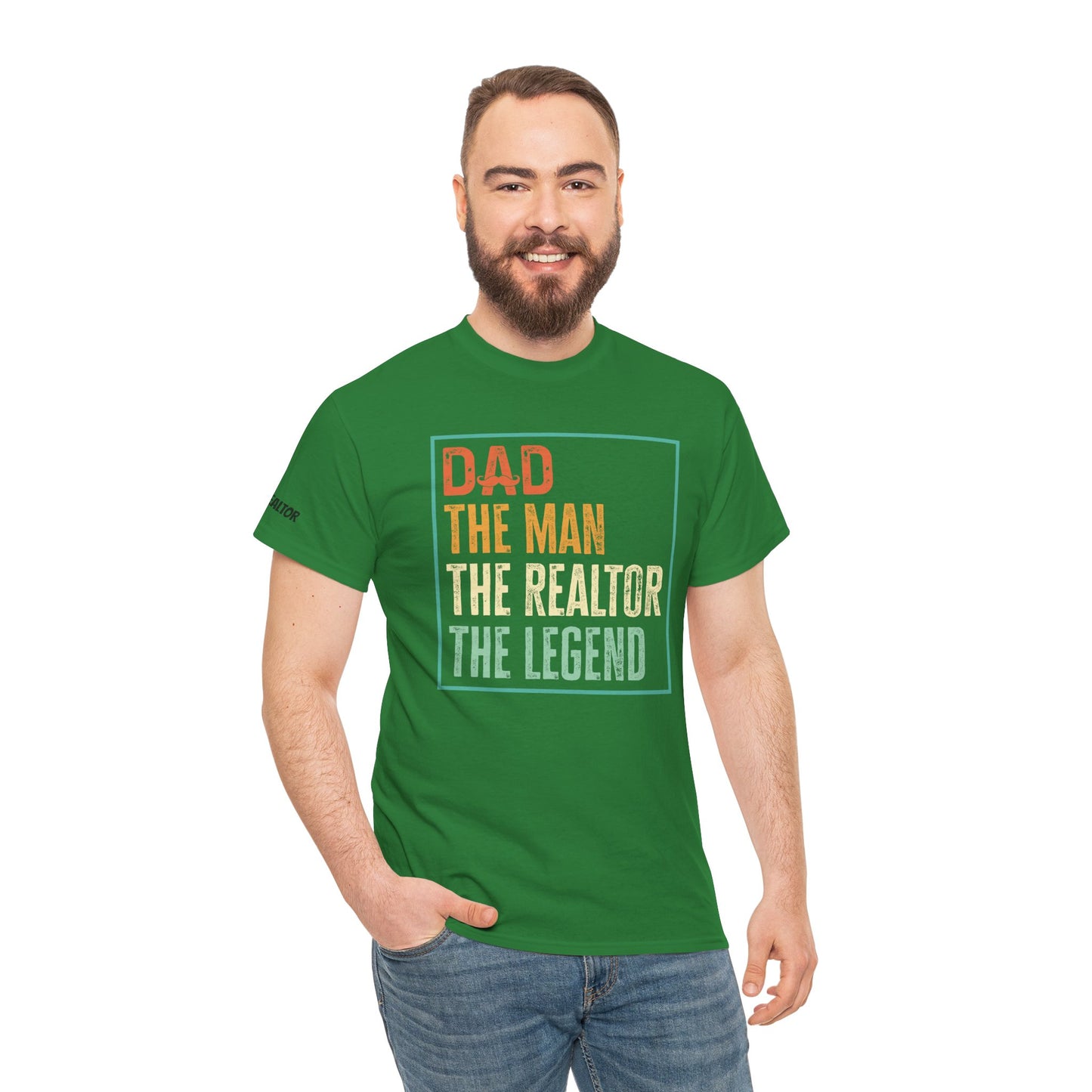 🧔 Dad. The Man. The Realtor. The Legend. Tee – Father’s Day Real Estate Drip in Full Effect! 💼🔥