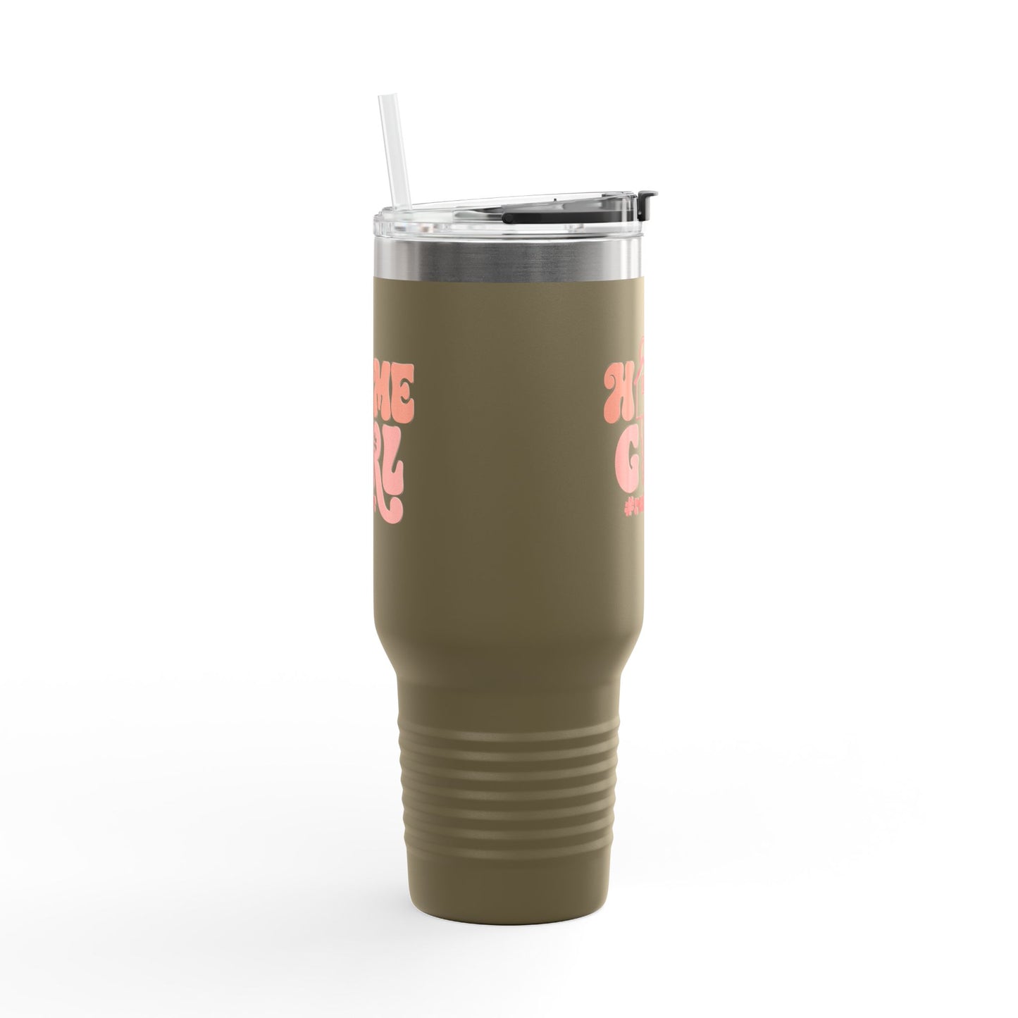 Home Girl #Realtor Tumbler – 40 oz Stainless Steel Mug with Key & Retro Font
