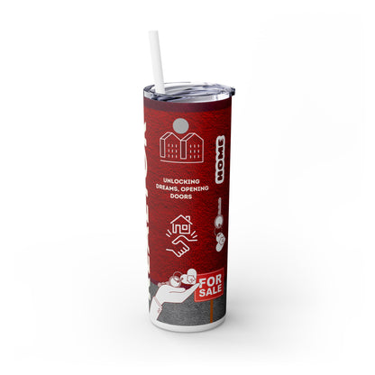 Realtor Tumbler 20oz – Turning Dreams into Addresses Wrap