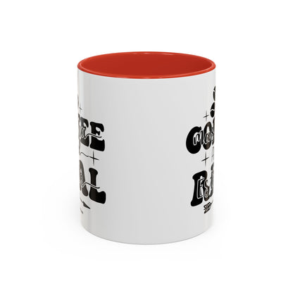 Coffee Mascara And Real Estate Realtor Accent Coffee Mug (11, 15oz)