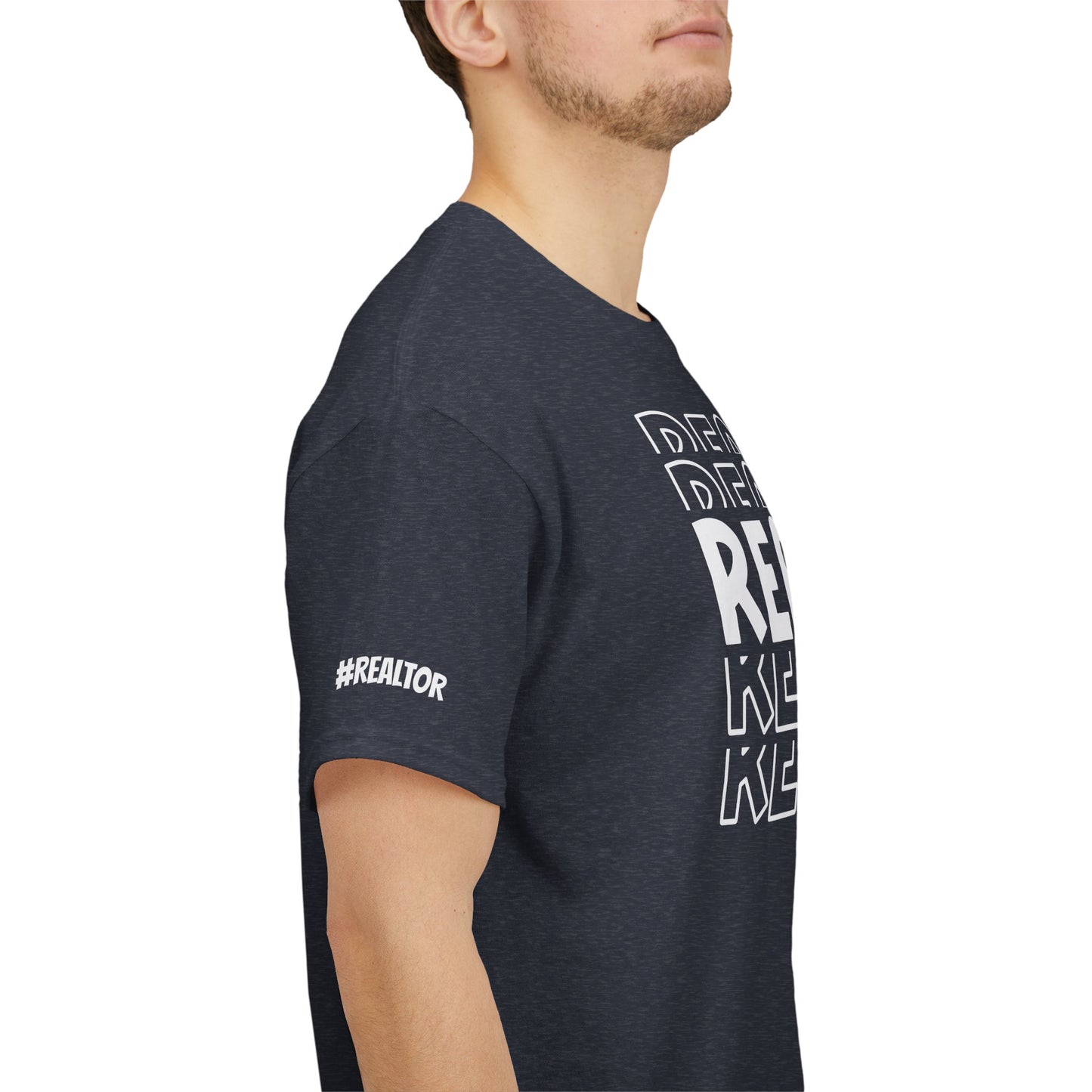 REALTOR Stacked Tee – Loud. Proud. On Repeat. 🔁🏡