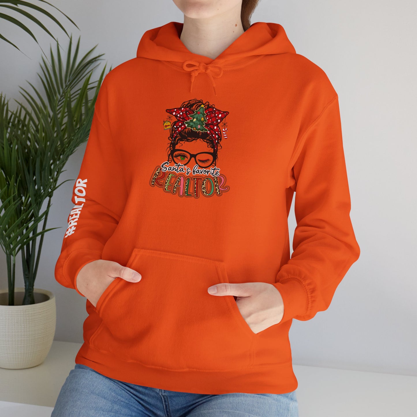 🎀 Santa’s Favorite Realtor Hoodie – Sleighin’ Homes in Style!