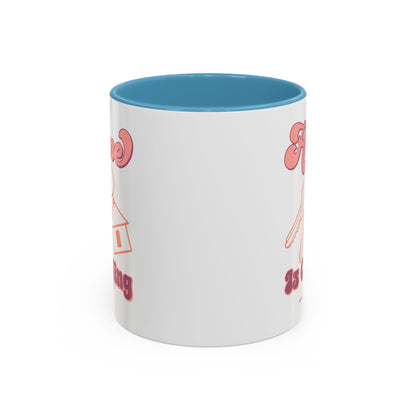 Home Is Calling Realtor Accent Coffee Mug (11, 15oz)