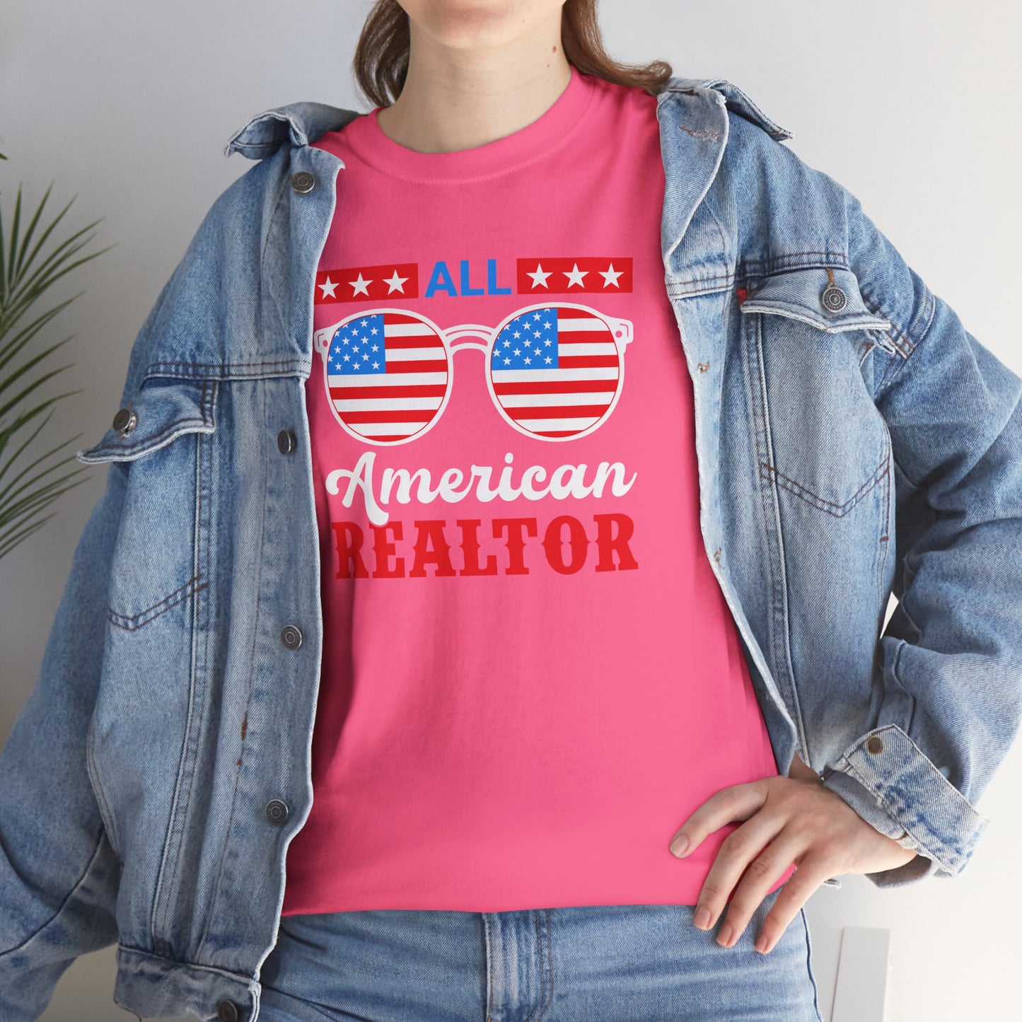 All American Realtor Tee – Selling Homes in Star-Spangled Style