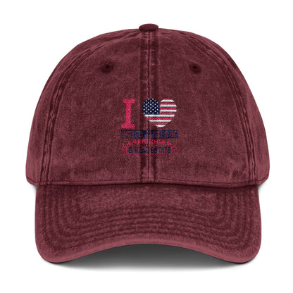 I ❤️ USA & Real Estate Hat – Patriotic Realtor Cap