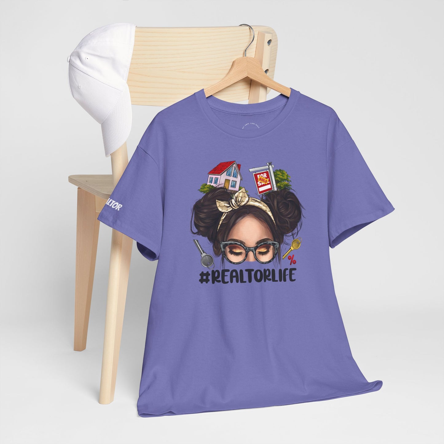 #REALTORLIFE Tee – Hustle Hair, House Vibes & High Commissions 💋🔑🏡