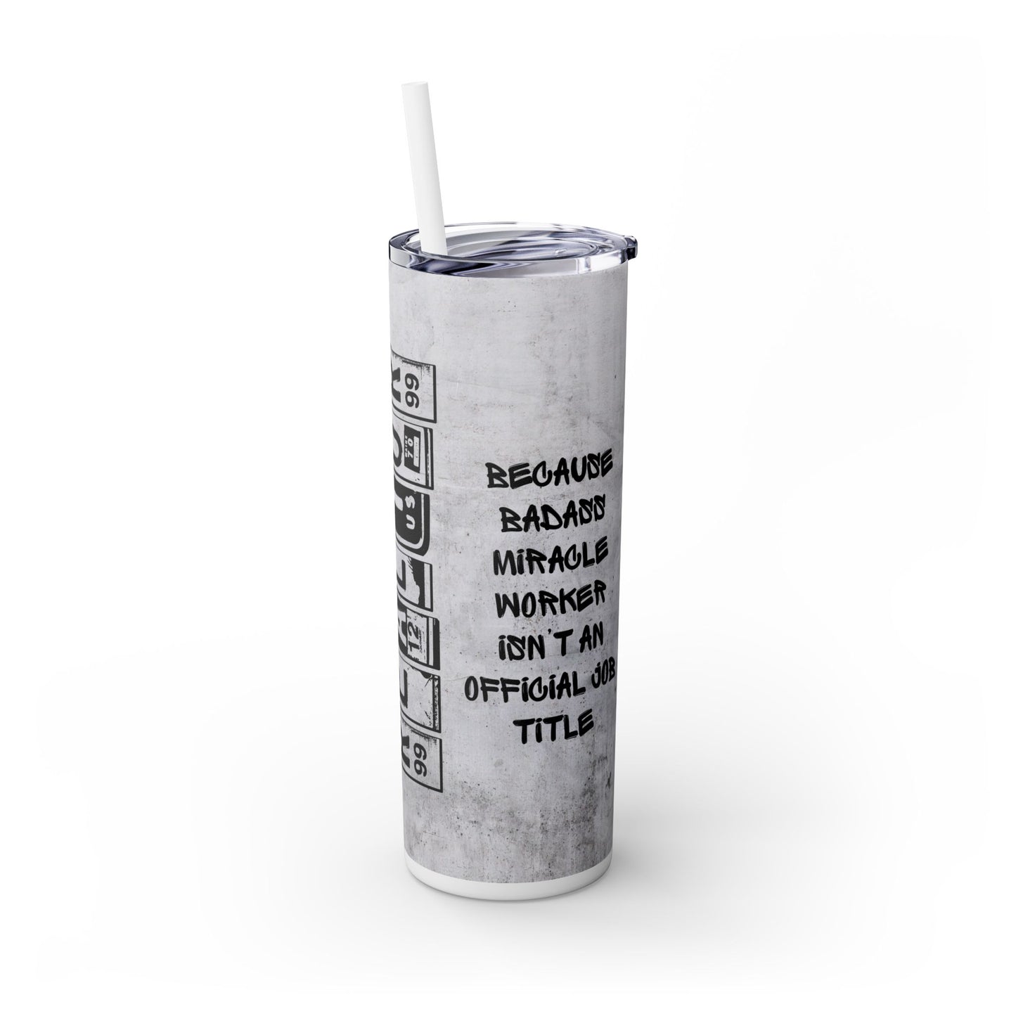 Realtor Nutrition Facts Tumbler – 20 oz Stainless Steel Mug with  Bold Quote