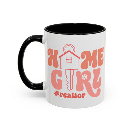 Home Girl Realtor Accent Coffee Mug (11, 15oz)