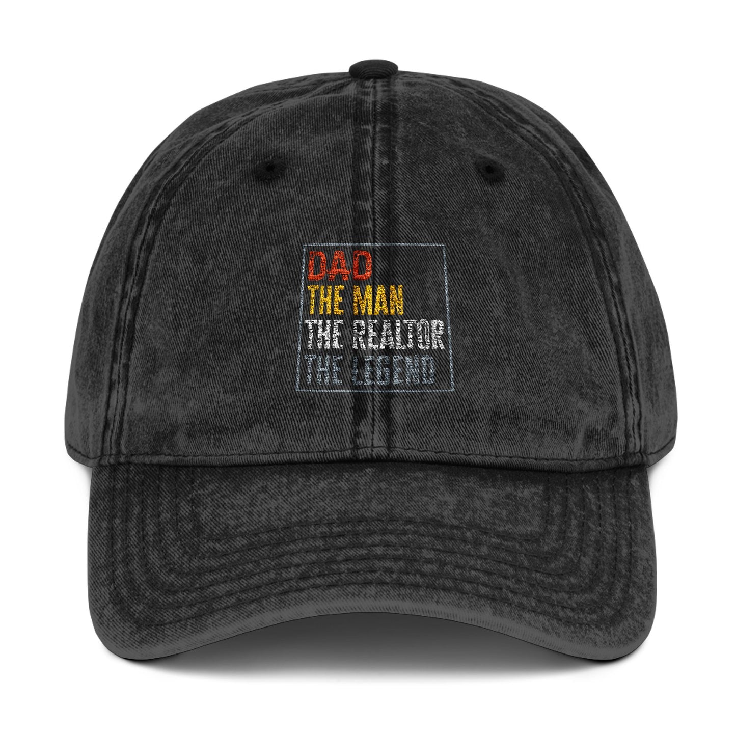 Realtor Dad Hat – The Man. The Realtor. The Legend. Embroidered Cap
