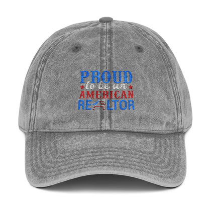 Realtor Hat – Proud to Be an American Realtor