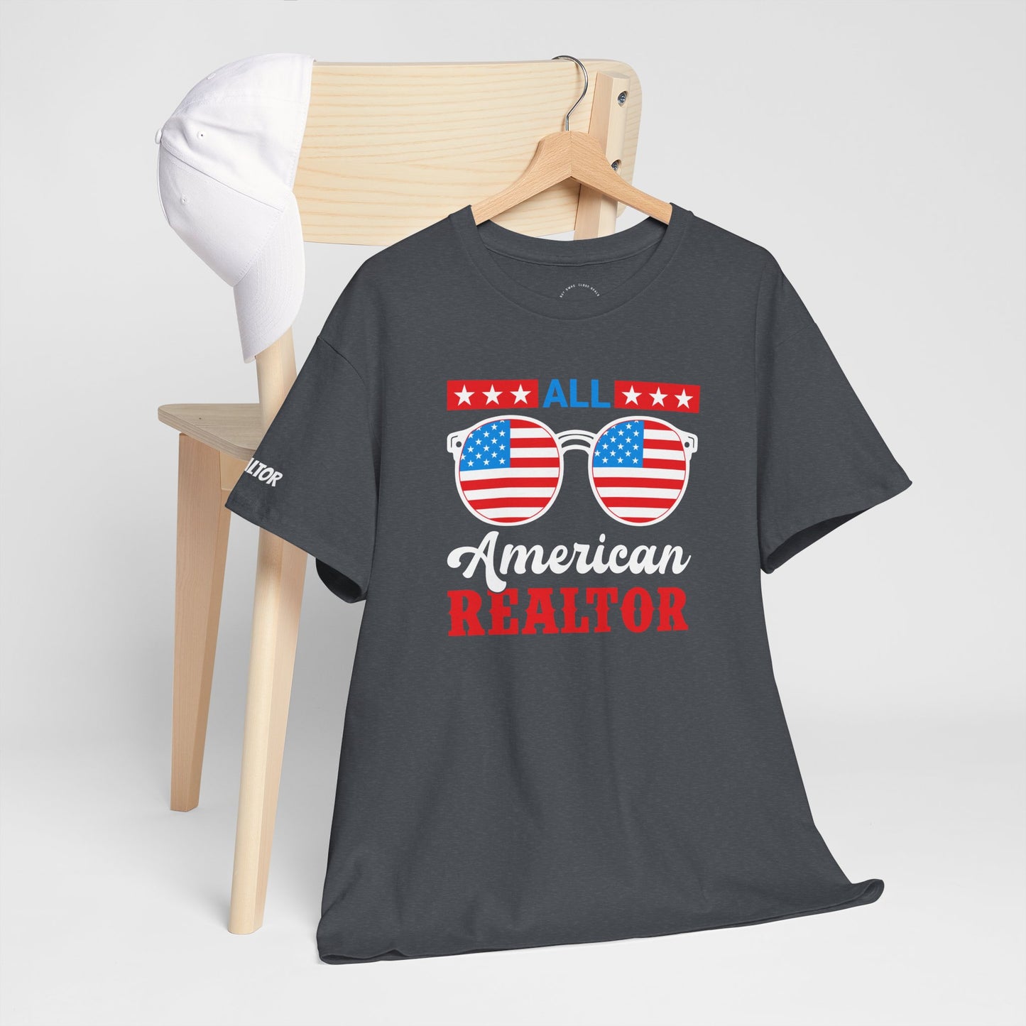 All American Realtor Tee – Selling Homes in Star-Spangled Style