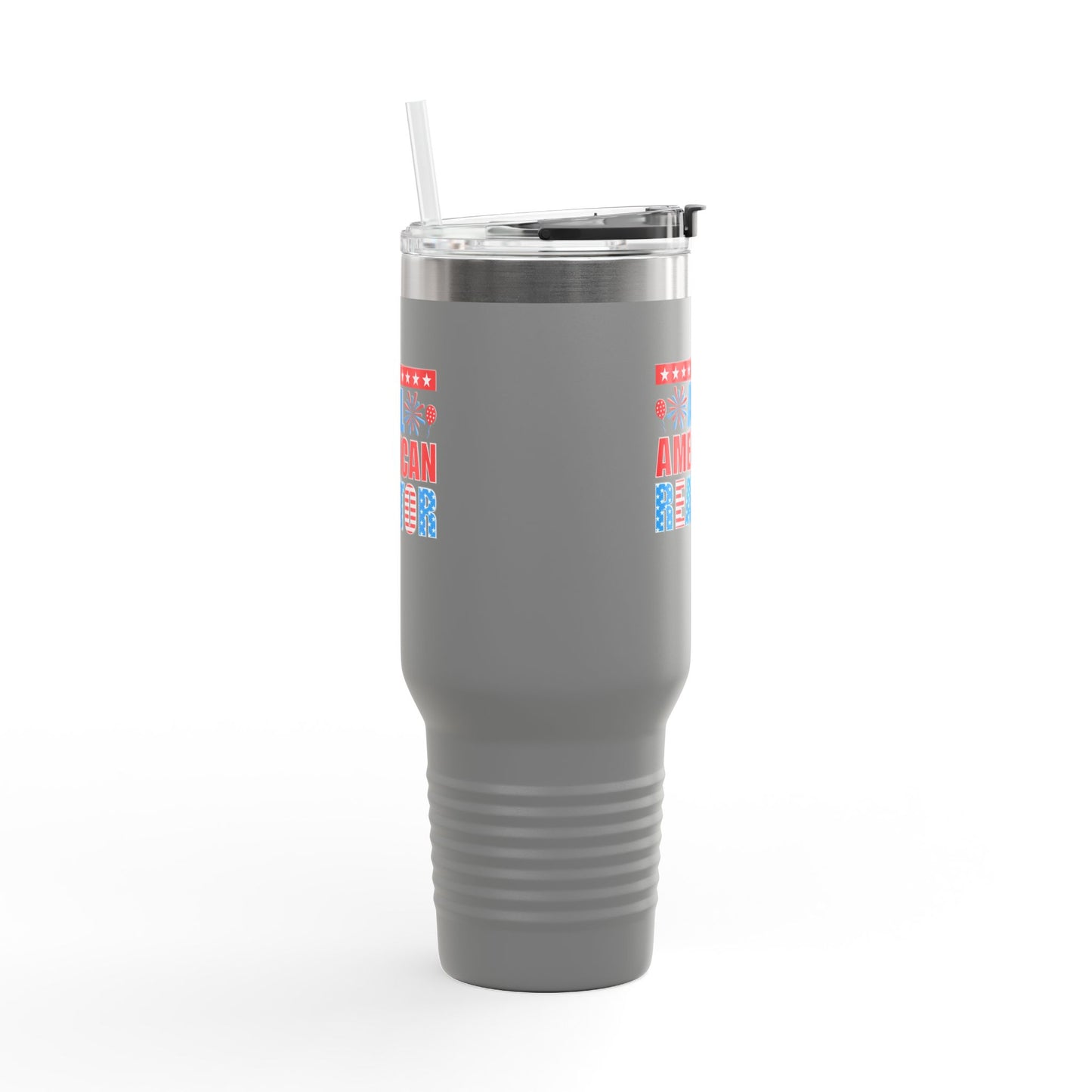 All American Realtor Tumbler – 40 oz Stainless Steel Mug with Patriotic Fireworks Design
