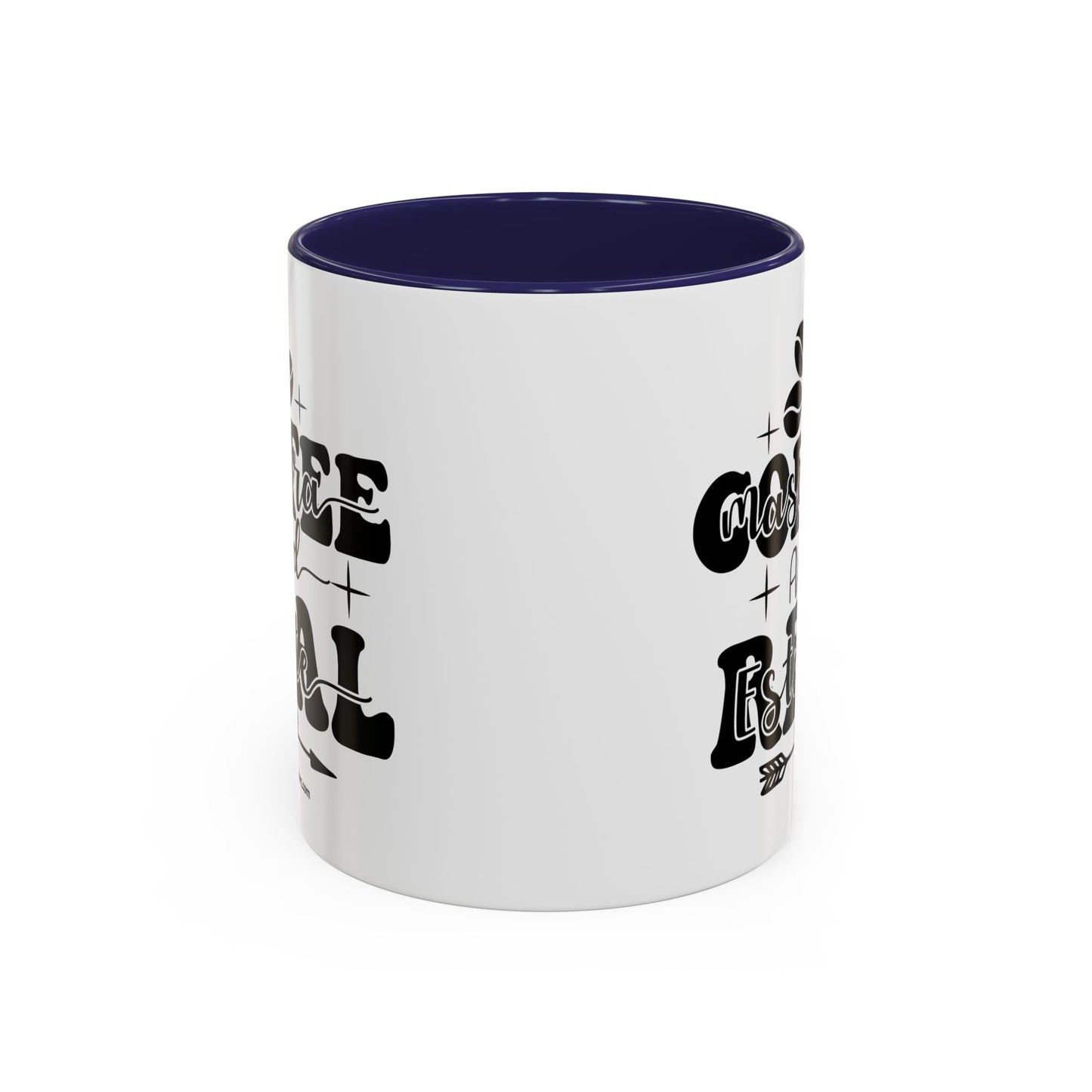 Coffee Mascara And Real Estate Realtor Accent Coffee Mug (11, 15oz)