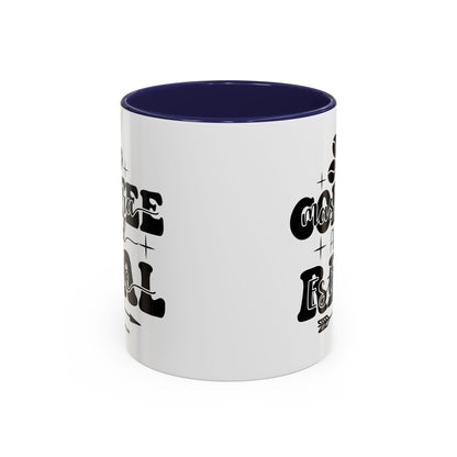 Coffee Mascara And Real Estate Realtor Accent Coffee Mug (11, 15oz)