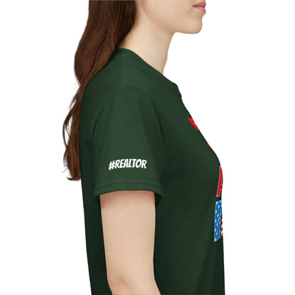 🎇 All American Realtor Tee – Red, White, & Ready to List! 🇺🇸🏠