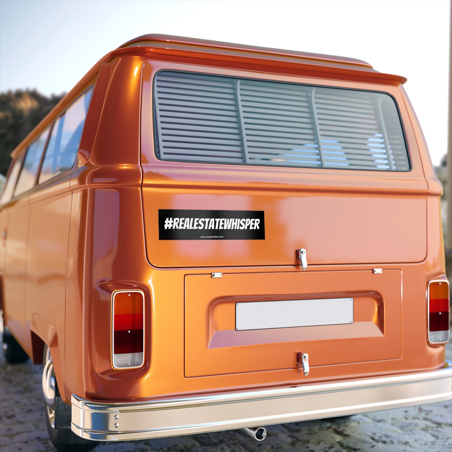 🚗 #REALESTATEWHISPERER Bumper Sticker – Because You Close Deals Without Raising Your Voice 🏡✨