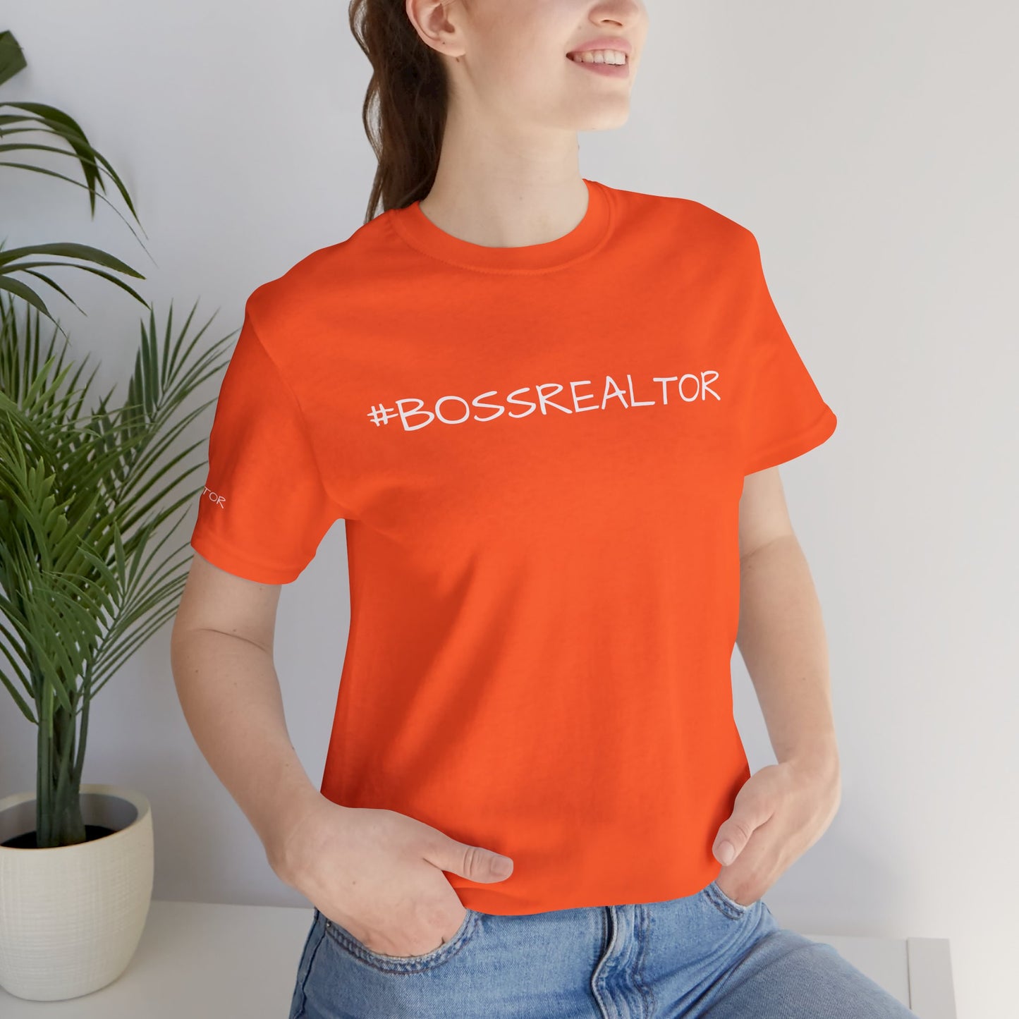 🏡 #BossRealtor Jersey Tee – Because You Close Deals Like a Boss! 🏡