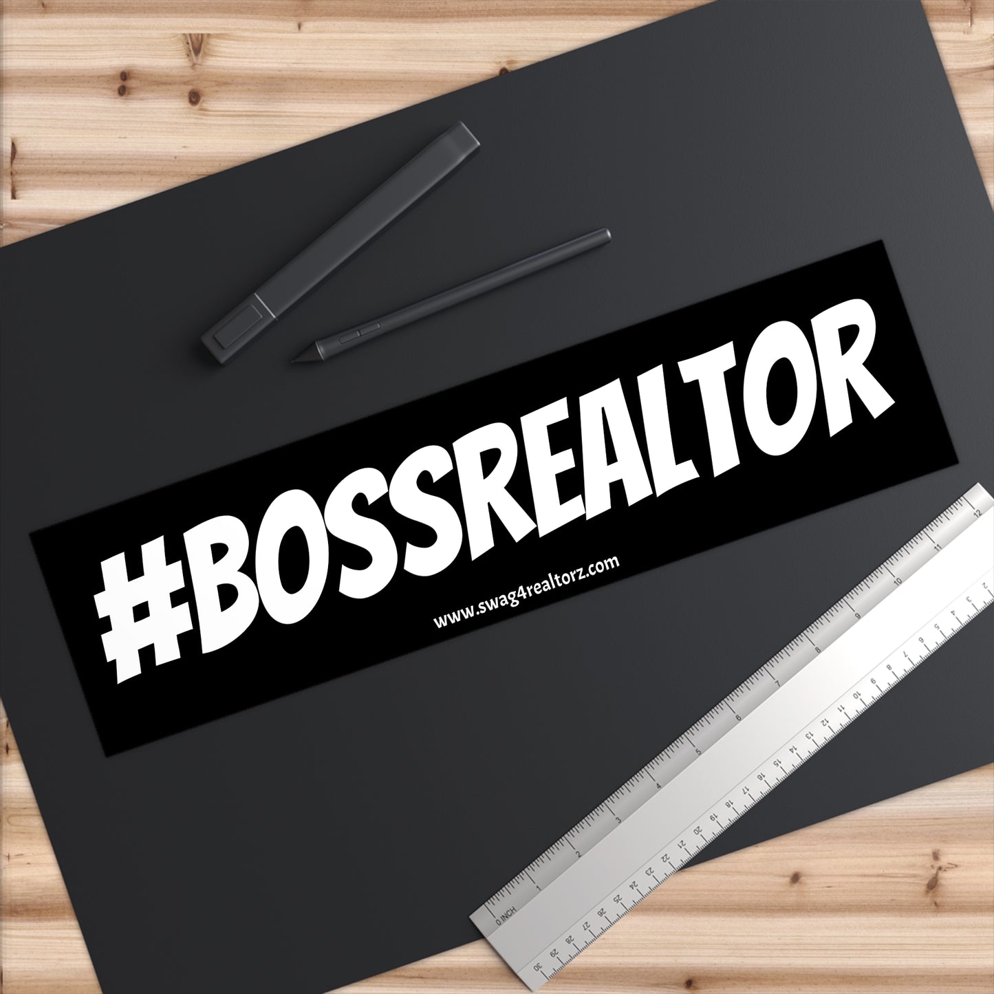 🏡 #BOSSREALTOR Bumper Sticker – Because You Run the Market 🚗