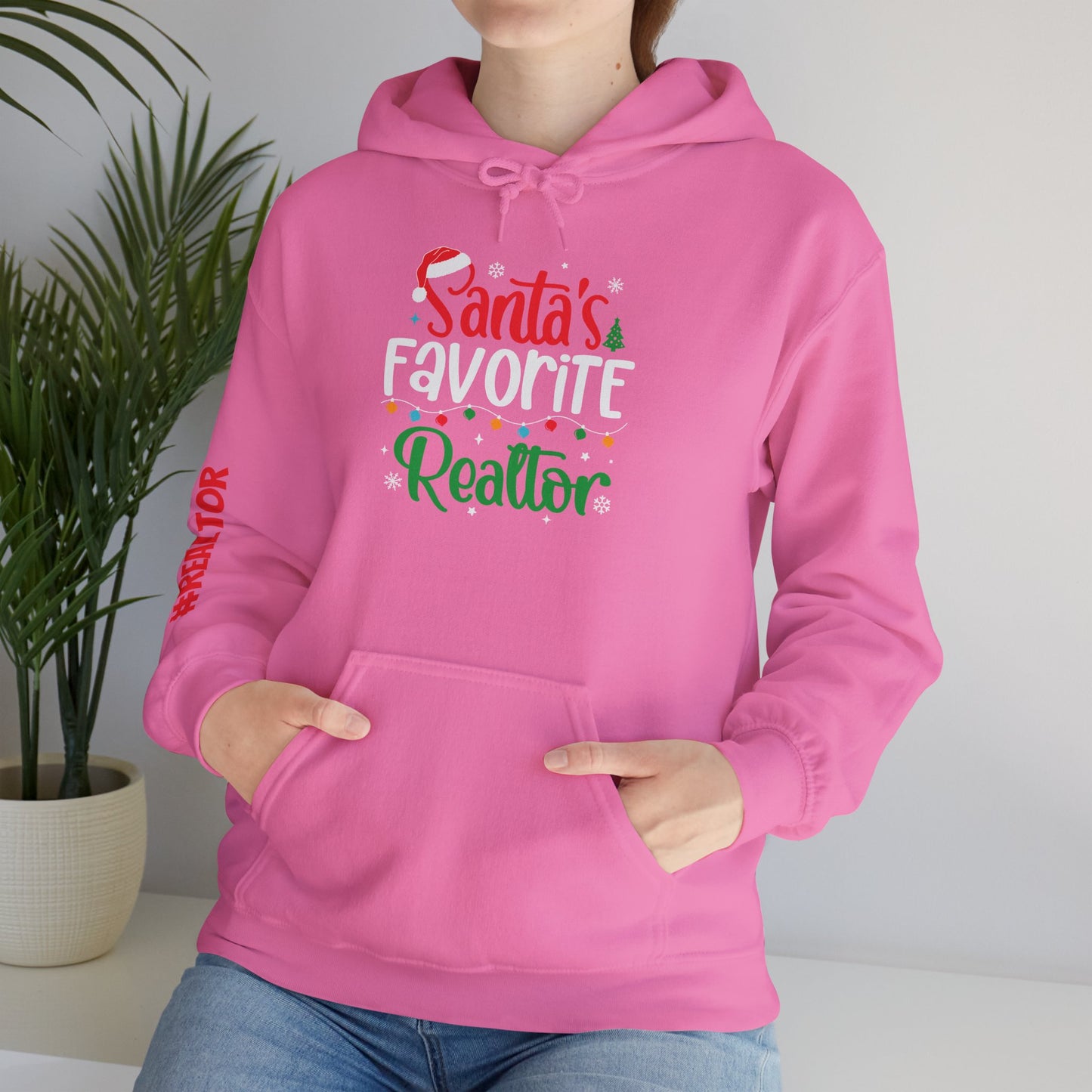 🎅 Santa’s Favorite Realtor Hoodie – Sleigh Listings in Style