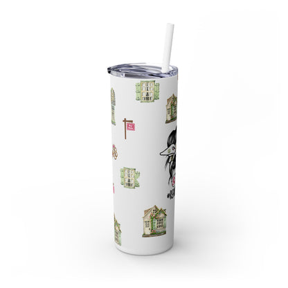 #RealtorLife Messy Hair Tumbler – 20 oz Stainless Steel Mug with Sold Sunglasses Design