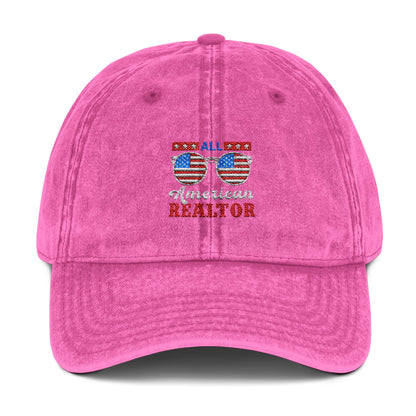 Realtor Hat – All American Realtor Patriotic Cap