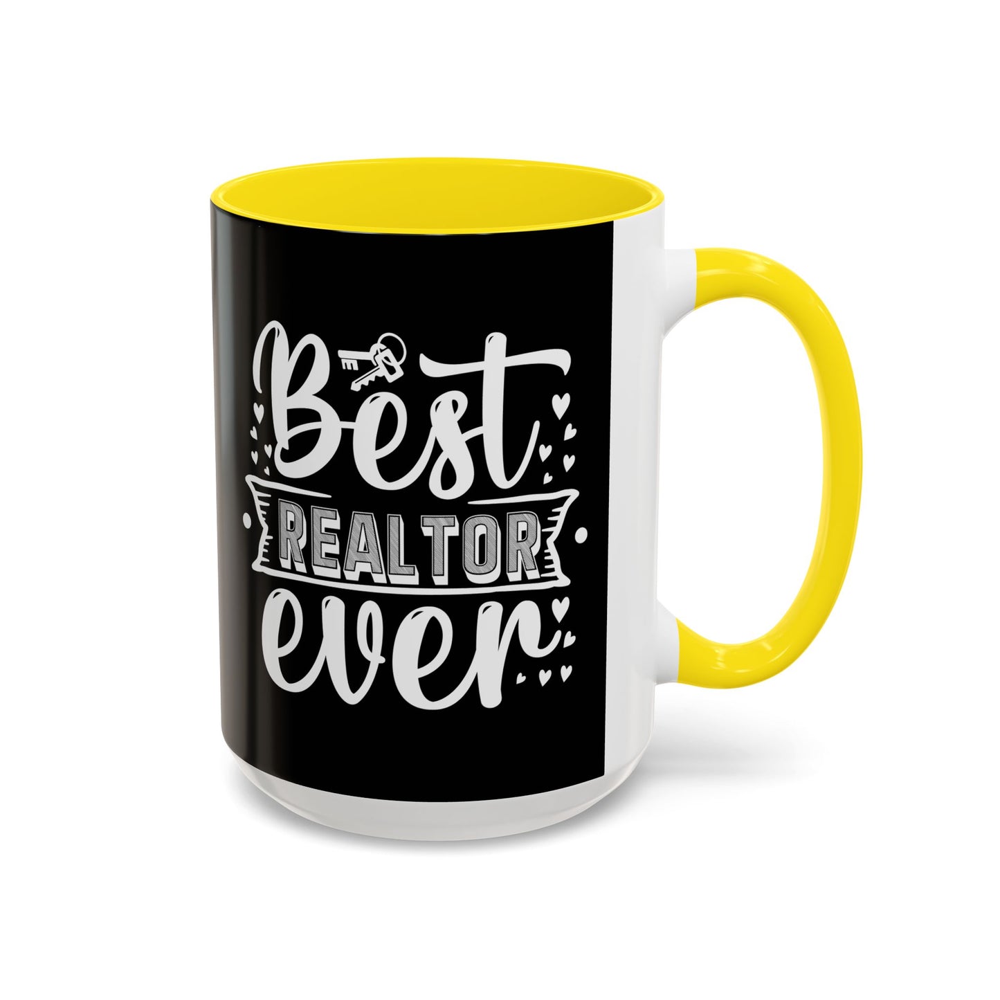 Best Realtor Ever Accent Coffee Mug (11, 15oz)