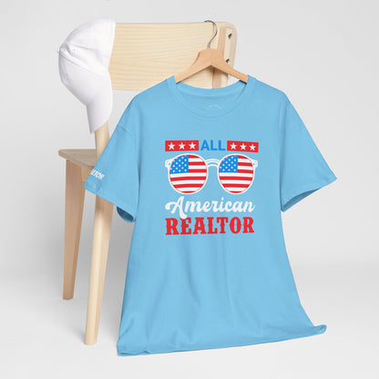 All American Realtor Tee – Selling Homes in Star-Spangled Style