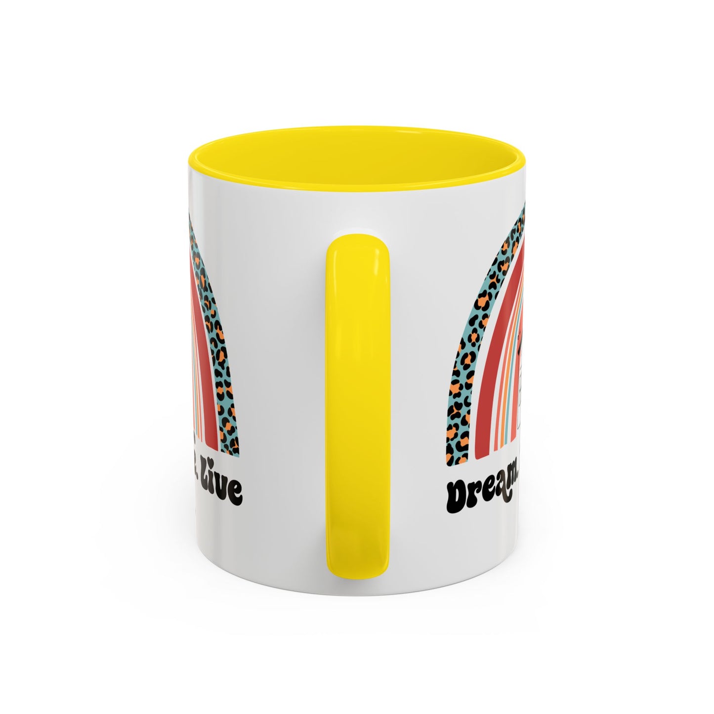 Dream Move Live Realtor Accent Coffee Mug (11, 15oz)