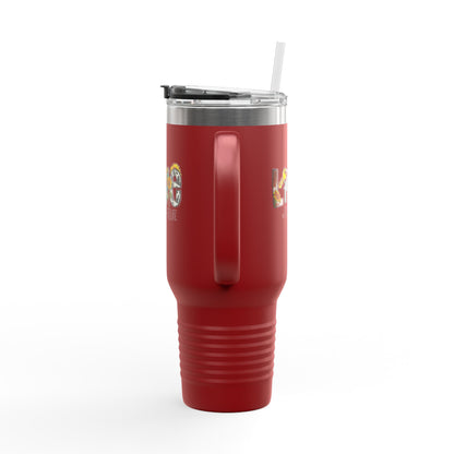 LOVE #RealEstateLife Tumbler – 40 oz Stainless Steel Mug with Colorful Realtor Design