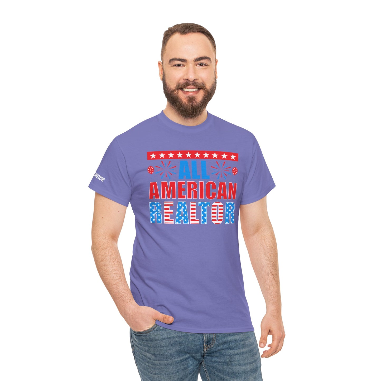 🎇 All American Realtor Tee – Red, White, & Ready to List! 🇺🇸🏠