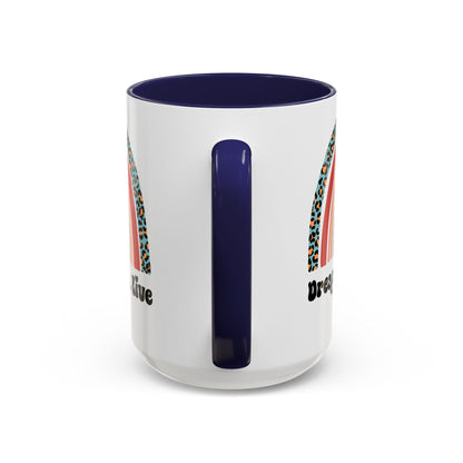 Dream Move Live Realtor Accent Coffee Mug (11, 15oz)