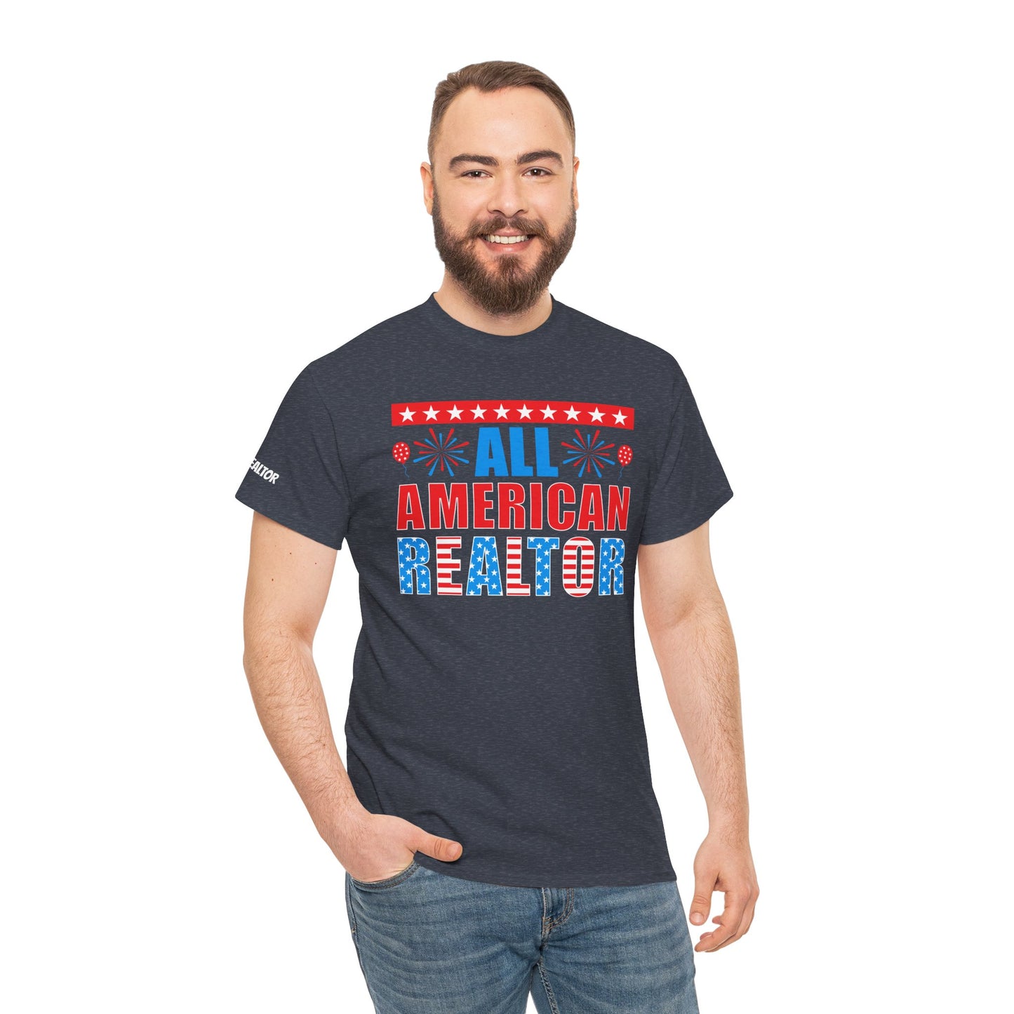 🎇 All American Realtor Tee – Red, White, & Ready to List! 🇺🇸🏠