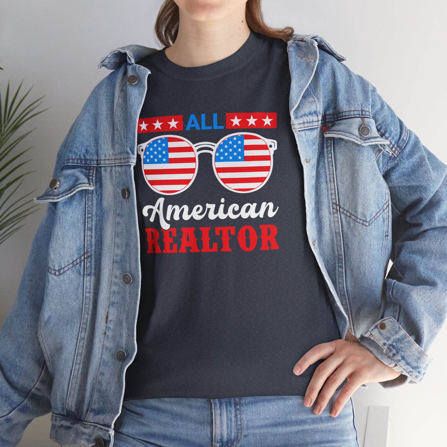 All American Realtor Tee – Selling Homes in Star-Spangled Style