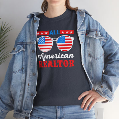 All American Realtor Tee – Selling Homes in Star-Spangled Style